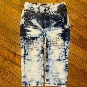 Todder Boys stone washed denim jeans.